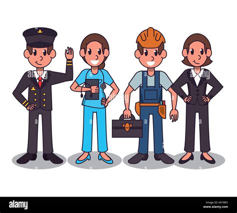 People workers cartoon Stock Vector Image & Art - Alamy