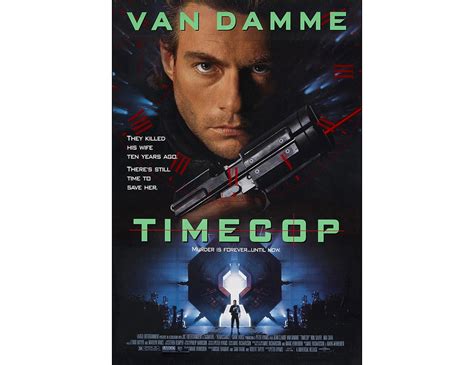 Timecop Movie Poster 1994 Van Damme Action One Sheet Artwork - Etsy