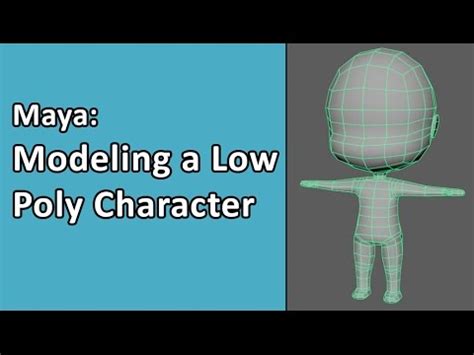 Maya Simple Character Part Modeling Youtube