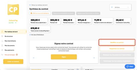 Comment Modifier Un Contrat Sur CulturePay Fr Blog De CulturePay