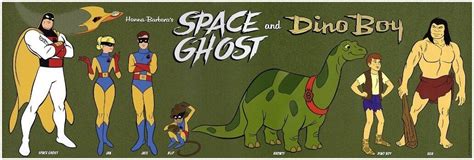 Space Ghost Dino Boy Print Hanna Barbera Jan Jace Blip Ebay