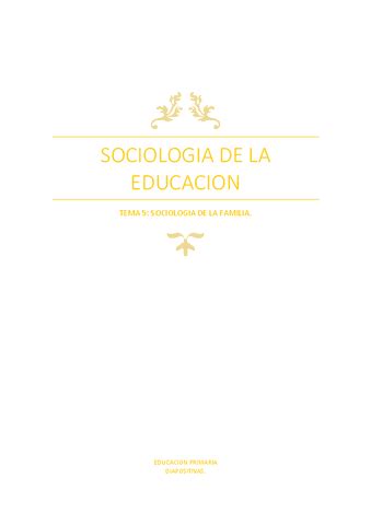 Sociologia De La Educacion Pdf