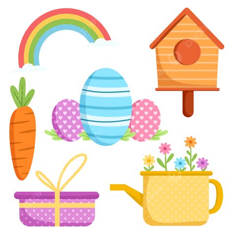 Easter Sticker Png Picture Sticker Set Of Easter Day Hand Draw Easter