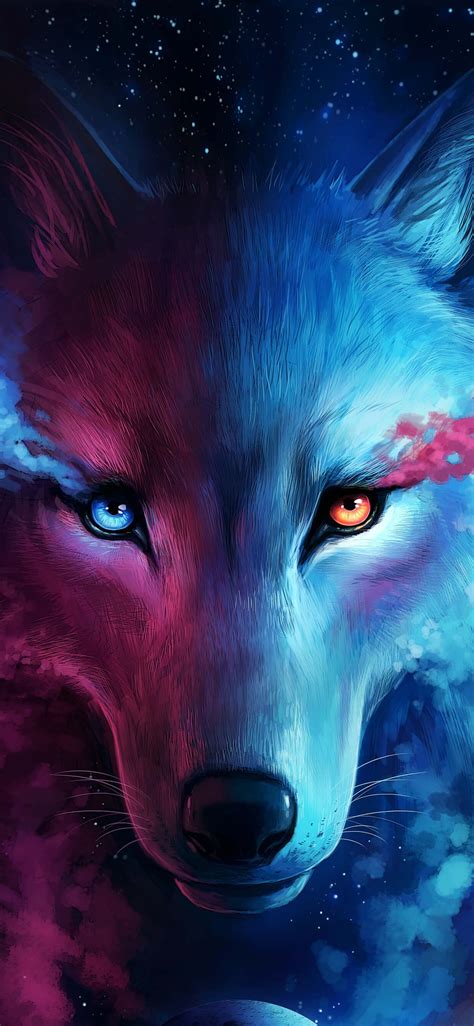 1125x2436 The Galaxy Wolf Iphone XS,Iphone 10,Iphone X ,HD 4k Wallpapers,Images,Backgrounds ...