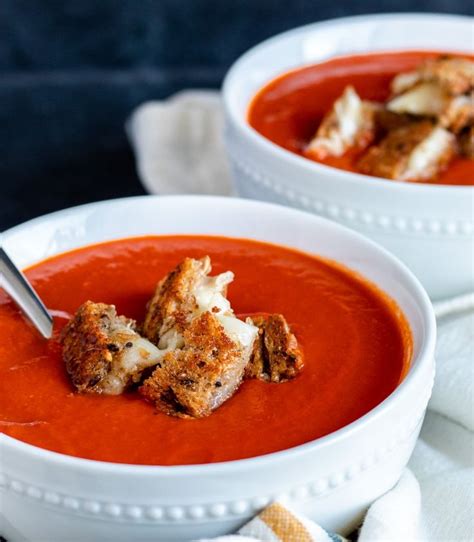 Roasted Red Pepper Tomato Soup Recipe