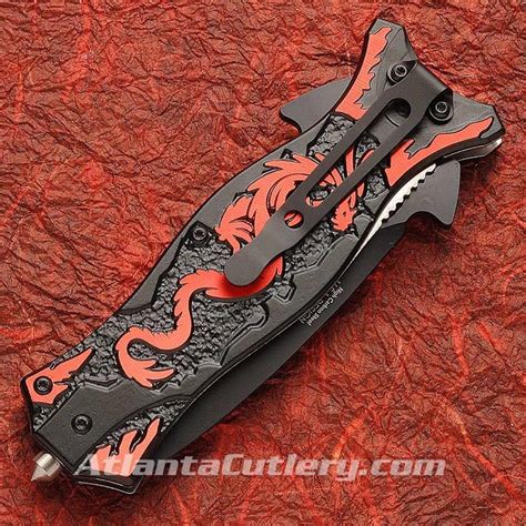 Dragon Fang Red Fantasy Knife