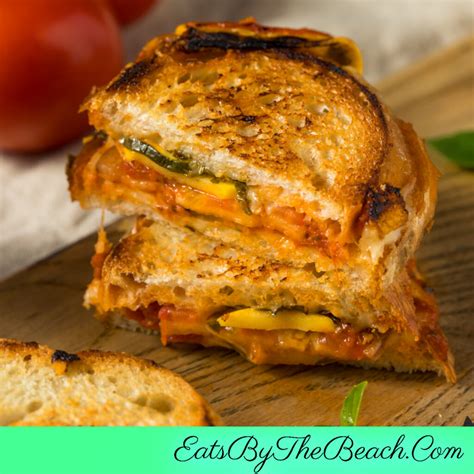 Ratatouille Grilled Cheese - Eats by the Beach