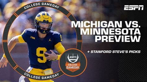 Michigan Vs Minnesota Preview Stanford Steve S Picks College