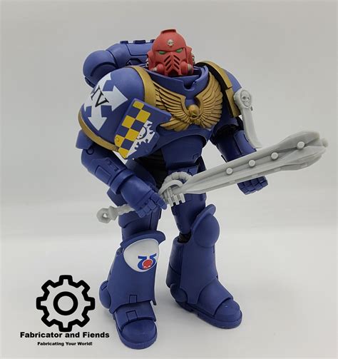 Space Marine Custom Warhammer 40k Mcfarlane Action Figure Etsy