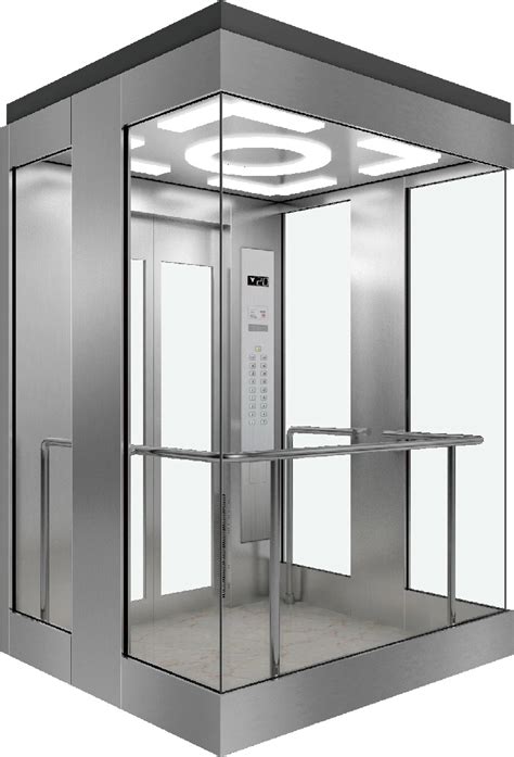 Hydraulic Panoramic Glass Passenger Observation Elevator For