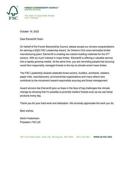 Fsc Letter By Element Issuu