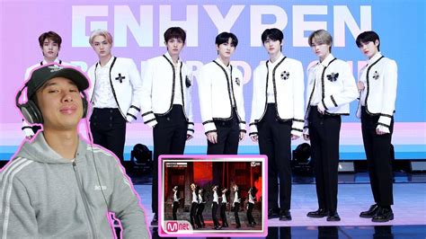 최초공개 Enhypen ♬flicker L Enhypen Debut Show Day One Reaction Youtube