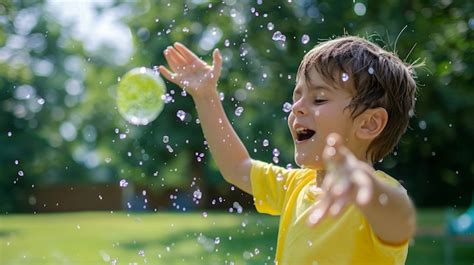 Vue d un enfant pratiquant une activité de santé et de bien être