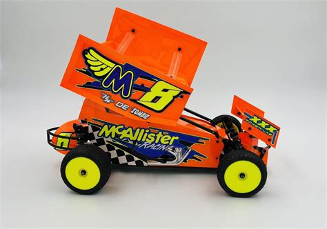 McAllister Racing “Port Royal” Sprint Car Body & Wings – Bash Crawl Race