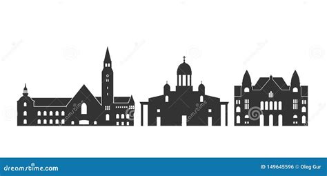 Finland Logo. Isolated Finnish Architecture On White Background Vector ...