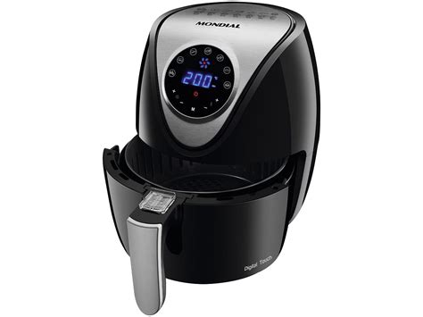 Fritadeira El Trica Sem Leo Air Fryer Mondial Af Di Preto L