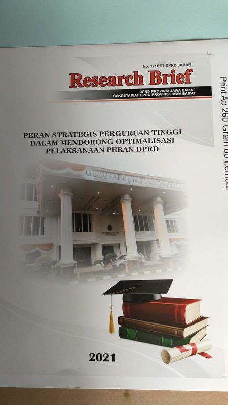 CETAK BUKU RISEARCH BRIEF PERAN STRATEGIS PERGURUAN TINGGI DALAM