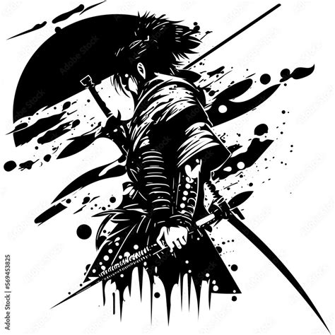 Samurai Vectors Stock Vector Adobe Stock