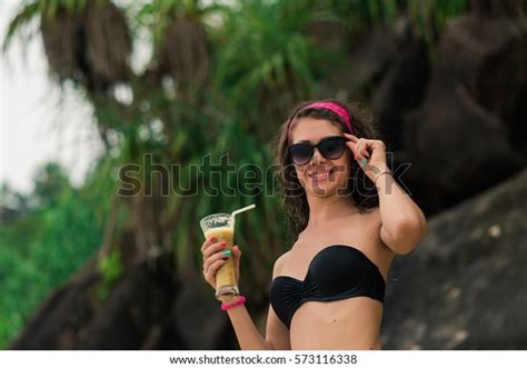 Woman Bikini Tropical Beach Stock Photo Shutterstock