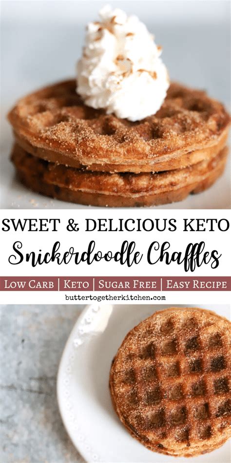 Keto Snickerdoodle Chaffles Butter Together Kitchen Low Carb