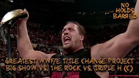 Greatest Wwe Title Changes Wwf Survivor Series Triple H Vs