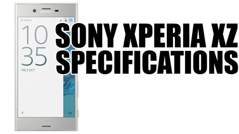 SONY XPERIA XZ YouTube