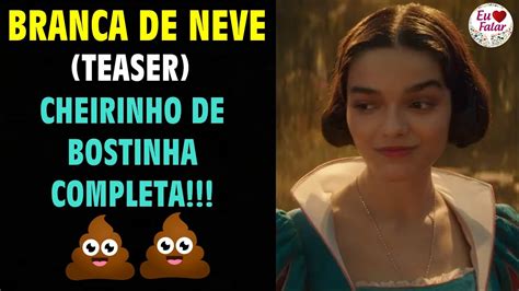 React Teaser De Branca De Neve Cheirinho De Bostinha Completa