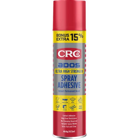 CRC Ultra High Strength Spray Adhesive 15% Bonus Can - Adhesives