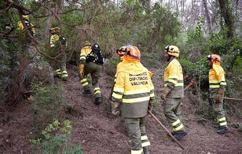 Las brigadas de la Diputación se forman junto al Consorcio de Bomberos