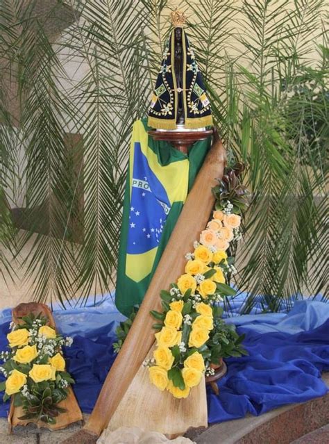 Ornamenta O De Nossa Senhora Aparecida Decora Es Do Altar Da Igreja