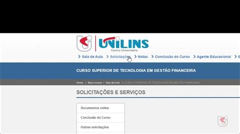 Uniniltonlins Portal Do Aluno - Tutorial - Portal AVA - UNILINS EAD - YouTube