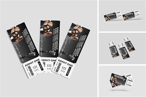 Event Ticket Mockup, Graphic Templates - Envato Elements