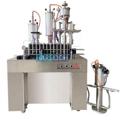 Semi Automatic Aerosol Liquid Filling Machine At 145000 In Ahmedabad