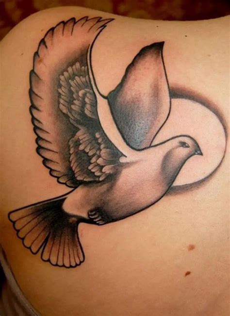 46 Impressive And Peaceful Dove Tattoo Designs Sortra