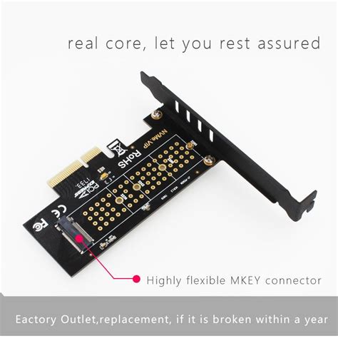 SK4 M 2 NVMe Riser Card SSD NGFF TO PCIE X4 Adapter M Key Interface