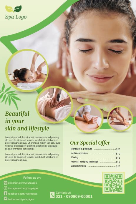 Copy Of Massage Therapy Poster Postermywall