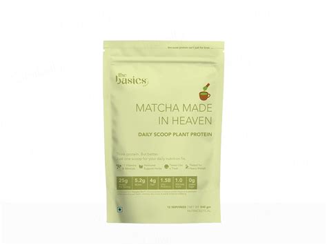 Buy The Basics Woman Matcha Made In Heaven Daily Scoop Plant Protein