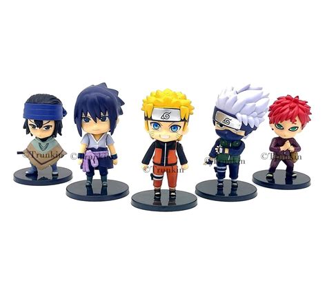 Buy Trunkin Set Of Action Figures Of Kakashi Sasuke Gaara Sasuke