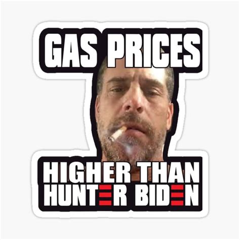 "gas prices meme" Sticker for Sale by BraxtonMueller | Redbubble