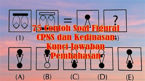 Contoh Soal Figural Cpns Dan Kedinasan Lengkap Dengan Kunci Jawaban