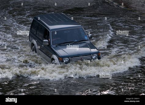 Thailand Flooding Suv Floods Rain Hi Res Stock Photography And Images