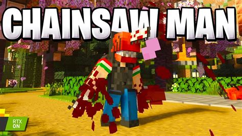 Chainsaw Man Addon Para Minecraft Pe 119 Chainsaw Man Addon Mods Para Minecraft Pe 119