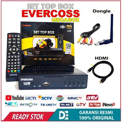 Jual Stb Set Top Box Evercross Max Pro Stb Tv Digital New Dvb T Max