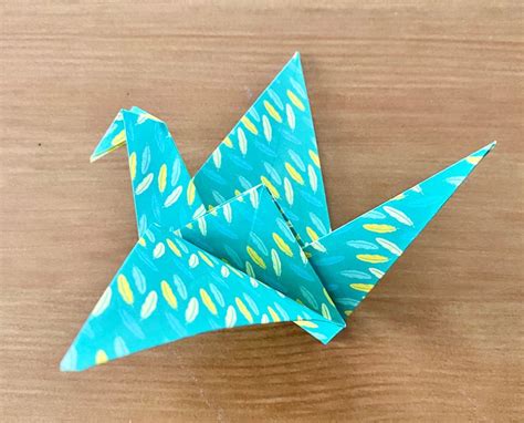 Origami Uccellino Che Vola La Tela