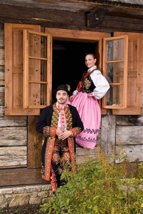 Regional costumes of Lachy Sądeckie Poland Polish Folk Costumes