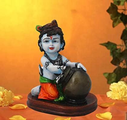 MOTAKA Polyester Lord Baby Krishna Makhan Chor Idol JioMart