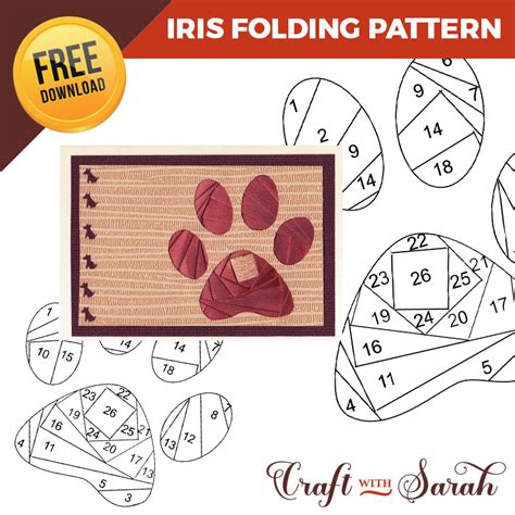 Free Iris Folding Patterns Craft With Sarah