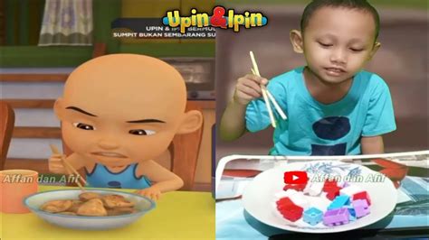 Ipin Belajar Menggunakan Sumpit Kompilasi Tiru Aksi Upin Ipin YouTube