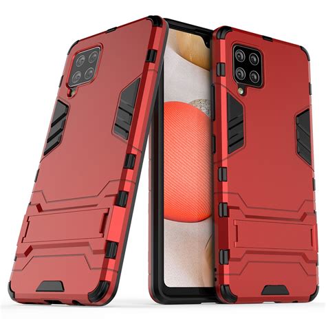 Slim Armour Shockproof Case For Samsung Galaxy A G Red