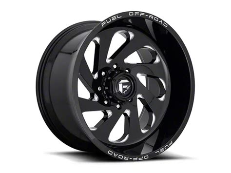 Fuel Wheels Tacoma Vortex Gloss Black Milled 6 Lug Wheel 20x10 18mm